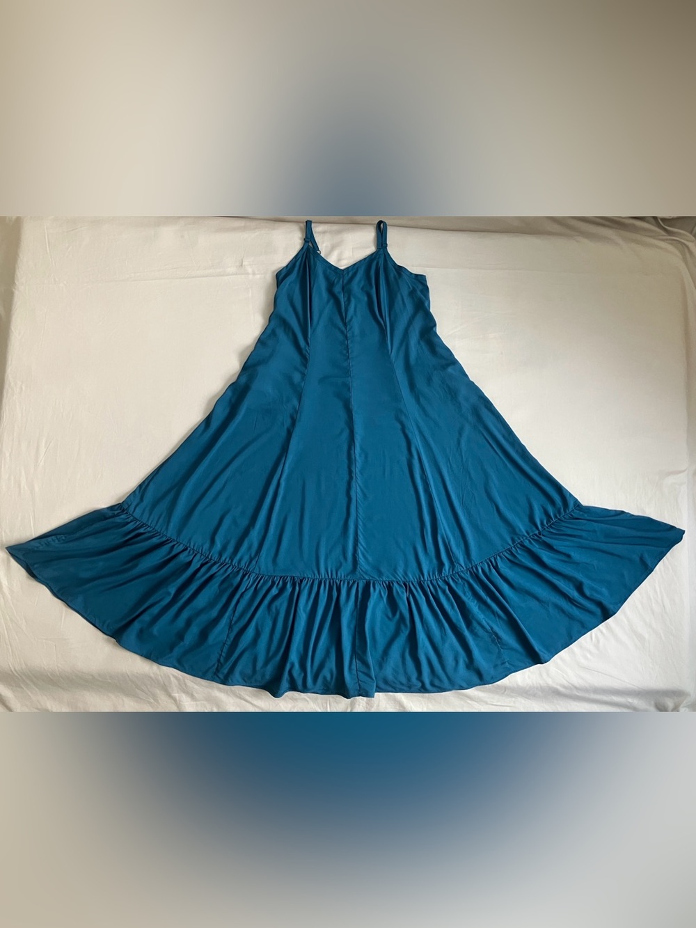 Torrid Tiered Trapeze Maxi Dress – Size 00 (10) – Legion Blue – NWT